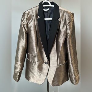 New without tag metallic fitted blazer size 8.